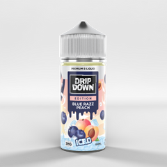 Drip Down Edition Blue Razz Peach Iced 3mg 100ml