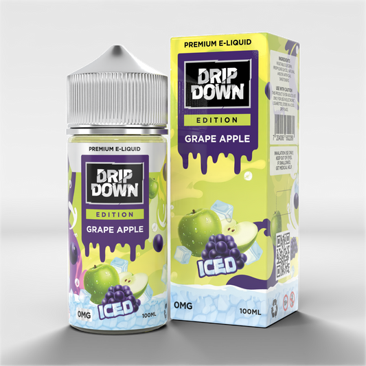 Drip Down Edition Grape Apple Iced 0mg 100ml