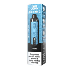 Drip Down Bold Max (DTL) – Love 66 (15K Puffs)