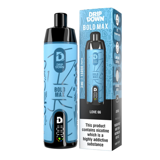 Drip Down Bold Max (DTL) – Love 66 (15K Puffs)