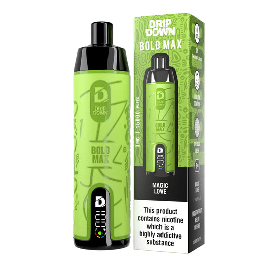 Drip Down Bold Max (DTL) – Magic Love (3mg) (15K Puffs)