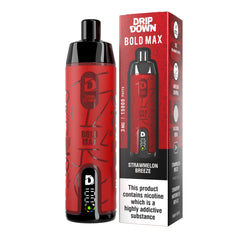 Drip Down Bold Max (DTL) – Strawmelon Breeze (3mg) (15K Puffs)