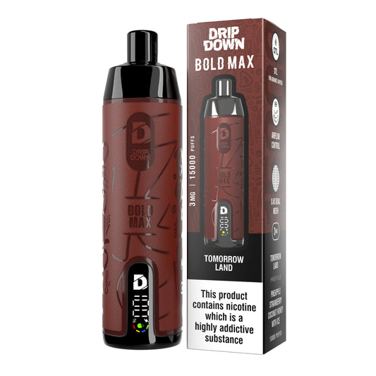 Drip Down Bold Max (DTL) – Tomorrow Land (3mg) (15K Puffs)