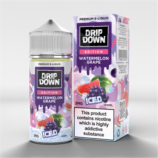 Drip Down Edition Watermelon Grape Iced 3mg 100ml