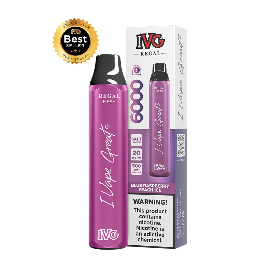 Blue Raspberry Peach Ice (20mg) - IVG Pakistan