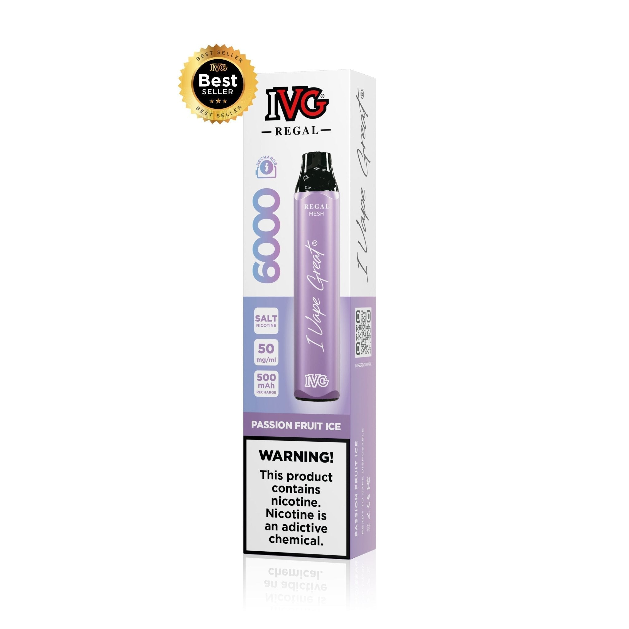 Passion Fruit Ice (50mg) - IVG Pakistan