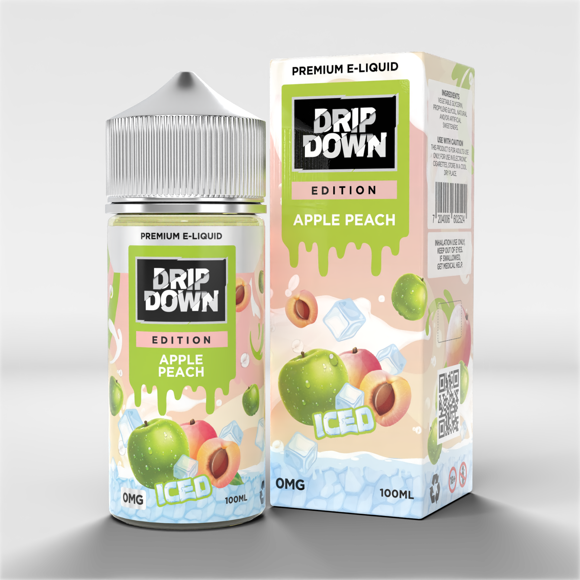 Drip Down Edition Apple Peach Iced 0mg 100ml