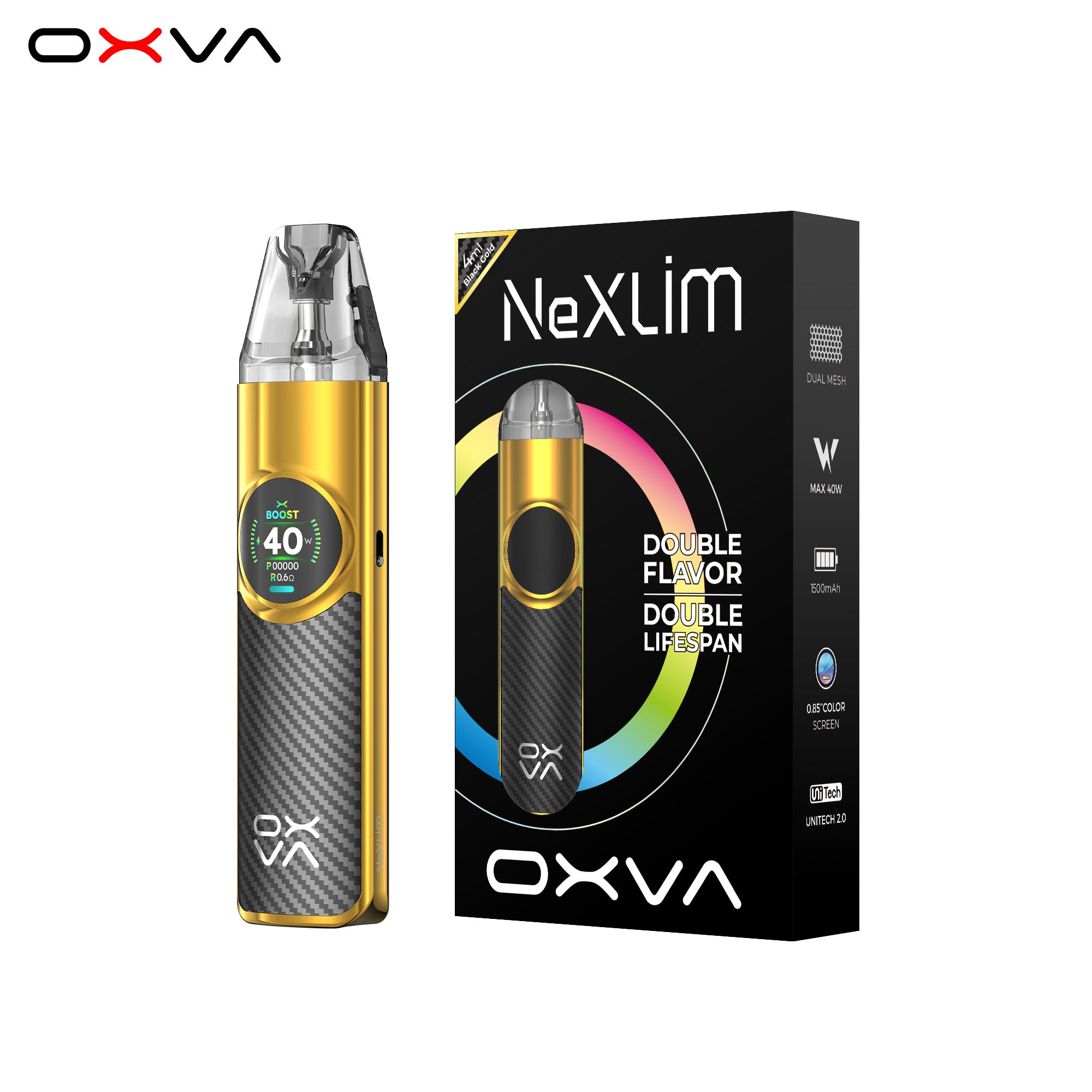 OXVA NEXLIM POD KIT BLACK GOLD