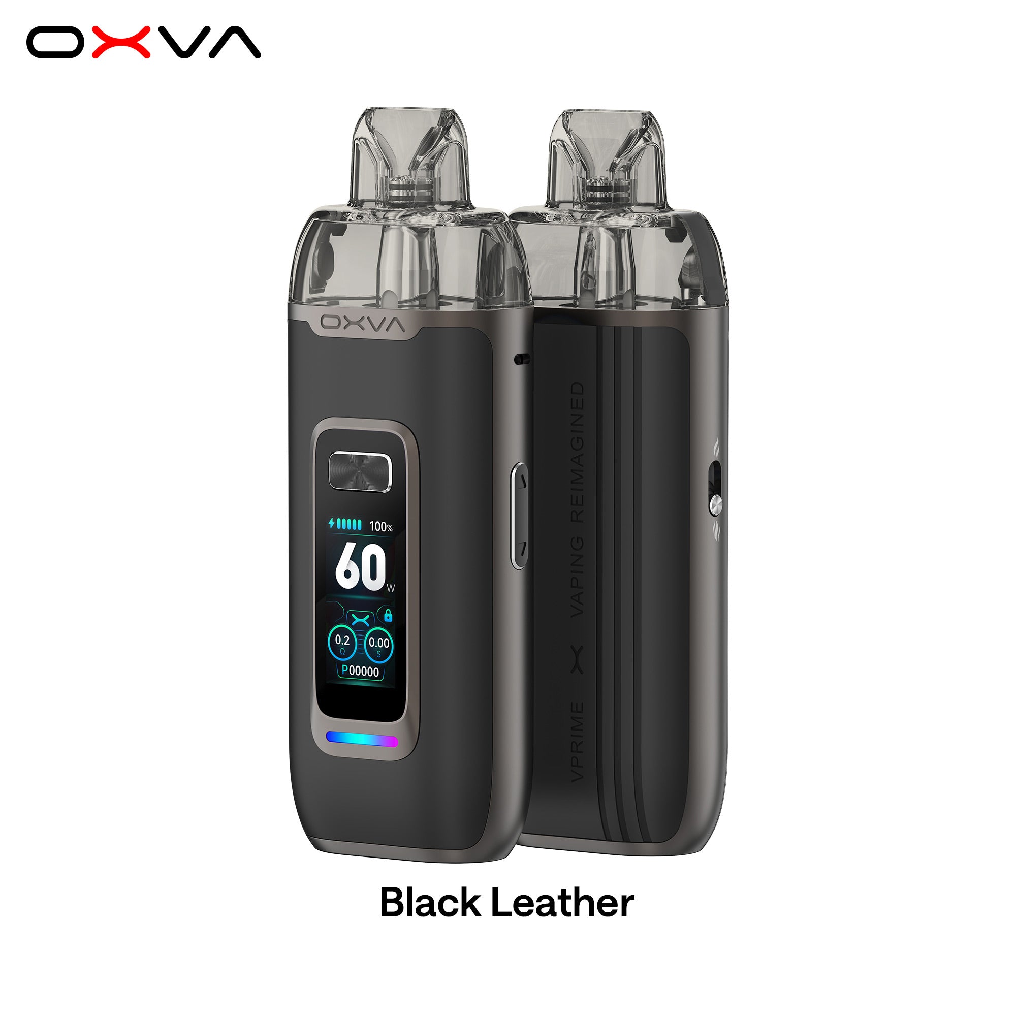 OXVA VPRIME POD KIT BLACK LEATHER