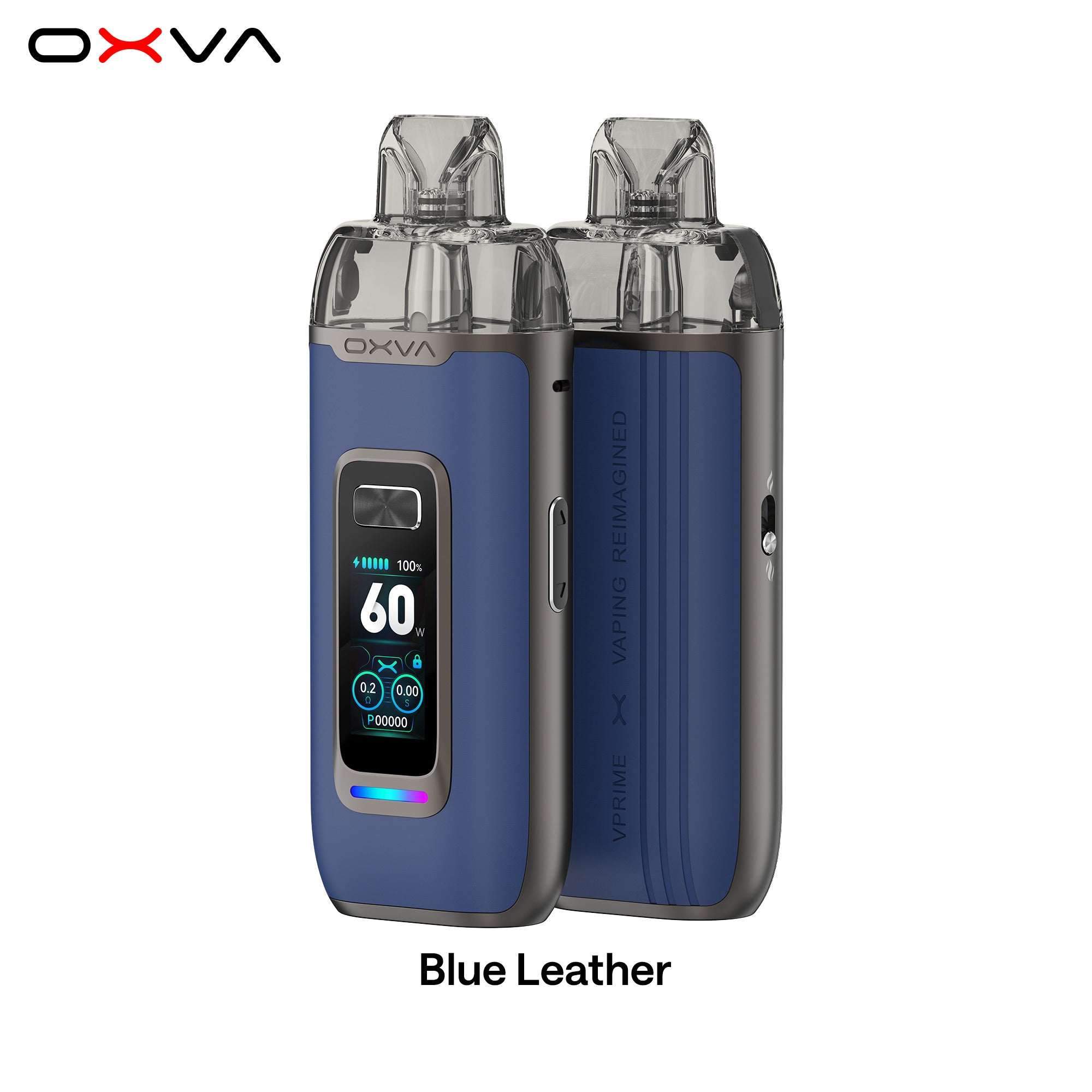 OXVA VPRIME POD KIT BLUE LEATHER