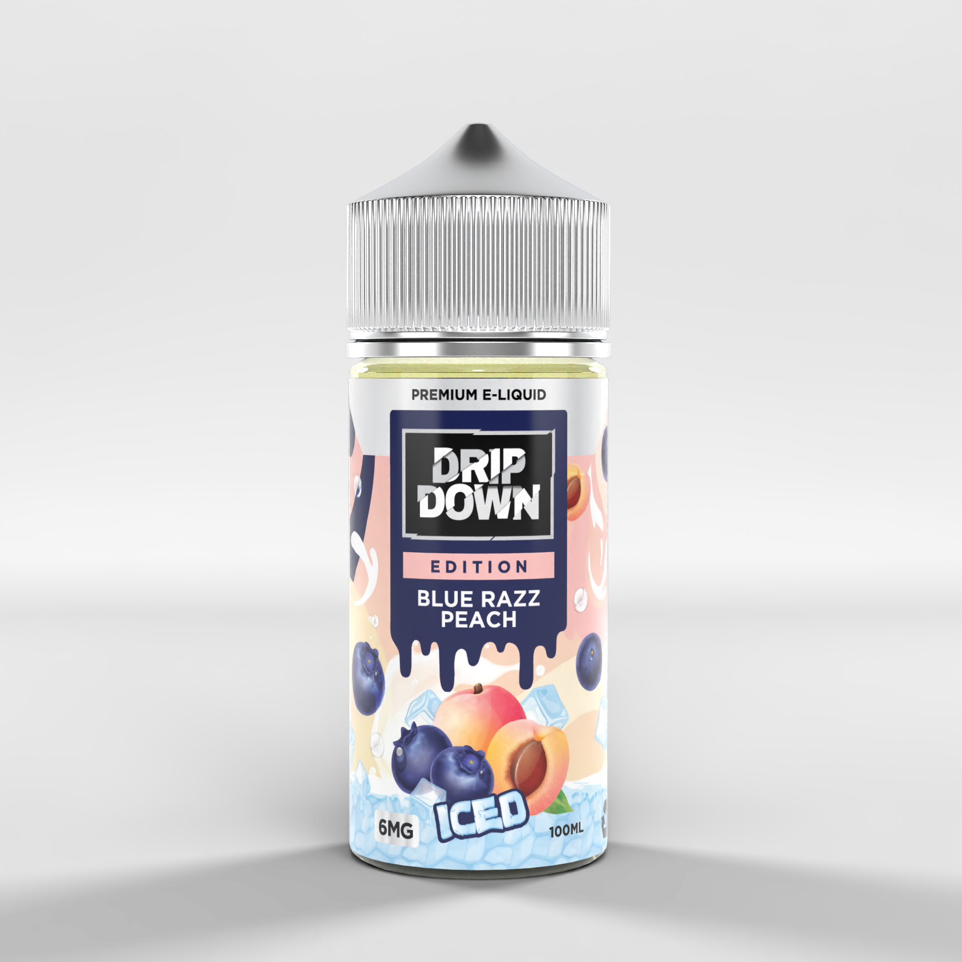 Drip Down Edition Blue Razz Peach Iced 6mg 100ml