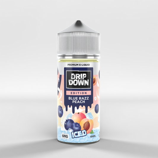 Drip Down Edition Blue Razz Peach Iced 6mg 100ml