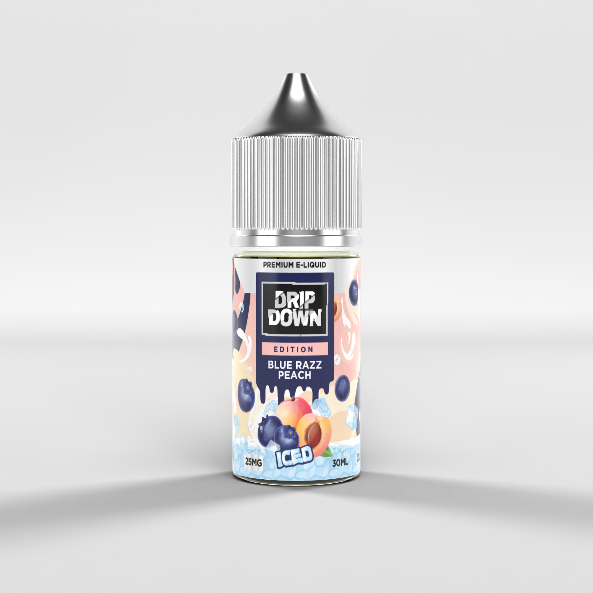 Drip Down Edition Blue Razz Peach Iced 25mg 30ml