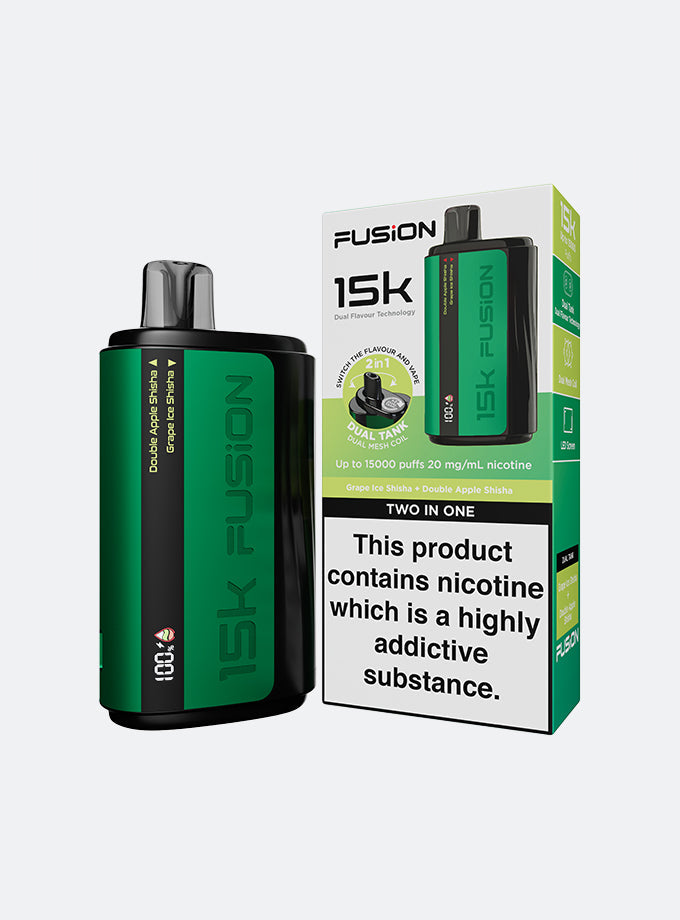 FUSION 15K GRAPE SHISHA-DOUBLE APPLE SHISHA