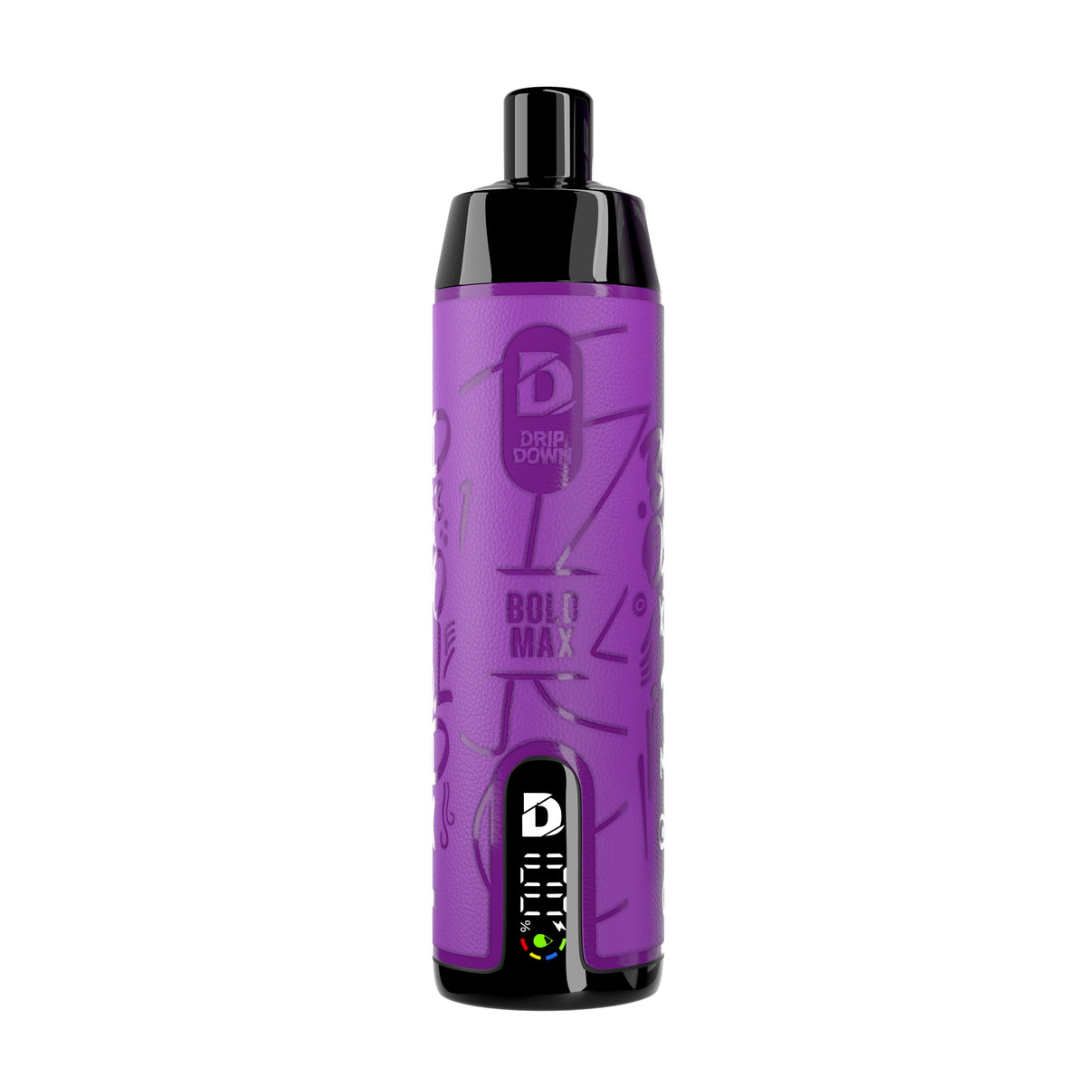 Drip Down Bold Max (DTL) – Grape Mint (3mg) (15K Puffs)