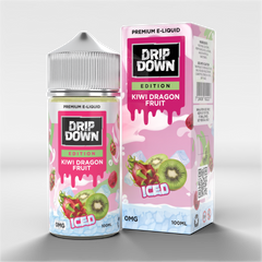Drip Down Edition Kiwi Dragon Fruit Iced 0mg 100ml