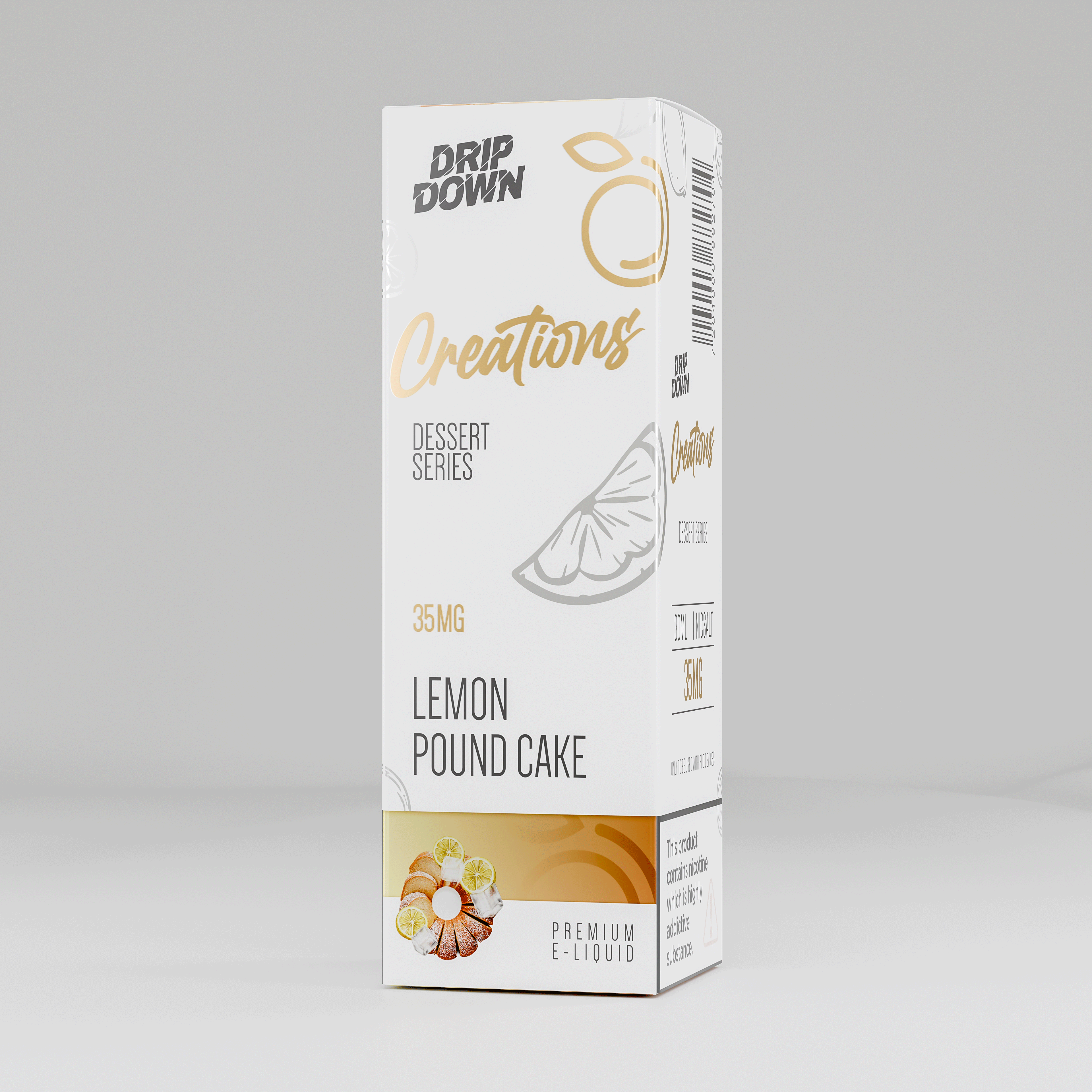 Drip Down Creations Lemon Pound Cake 35mg 30ml