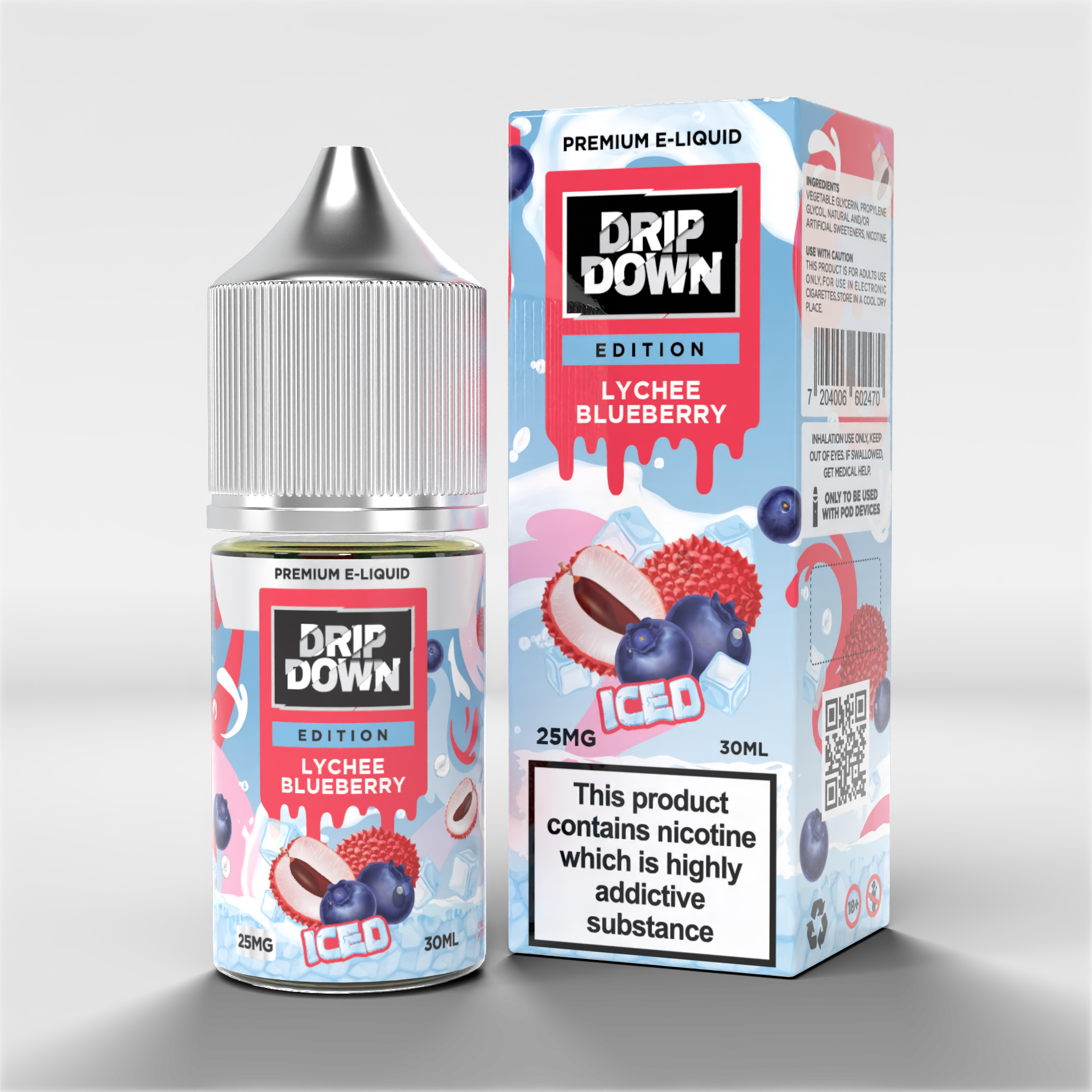 Drip Down Edition Lychee Blueberry Iced 25mg 30ml