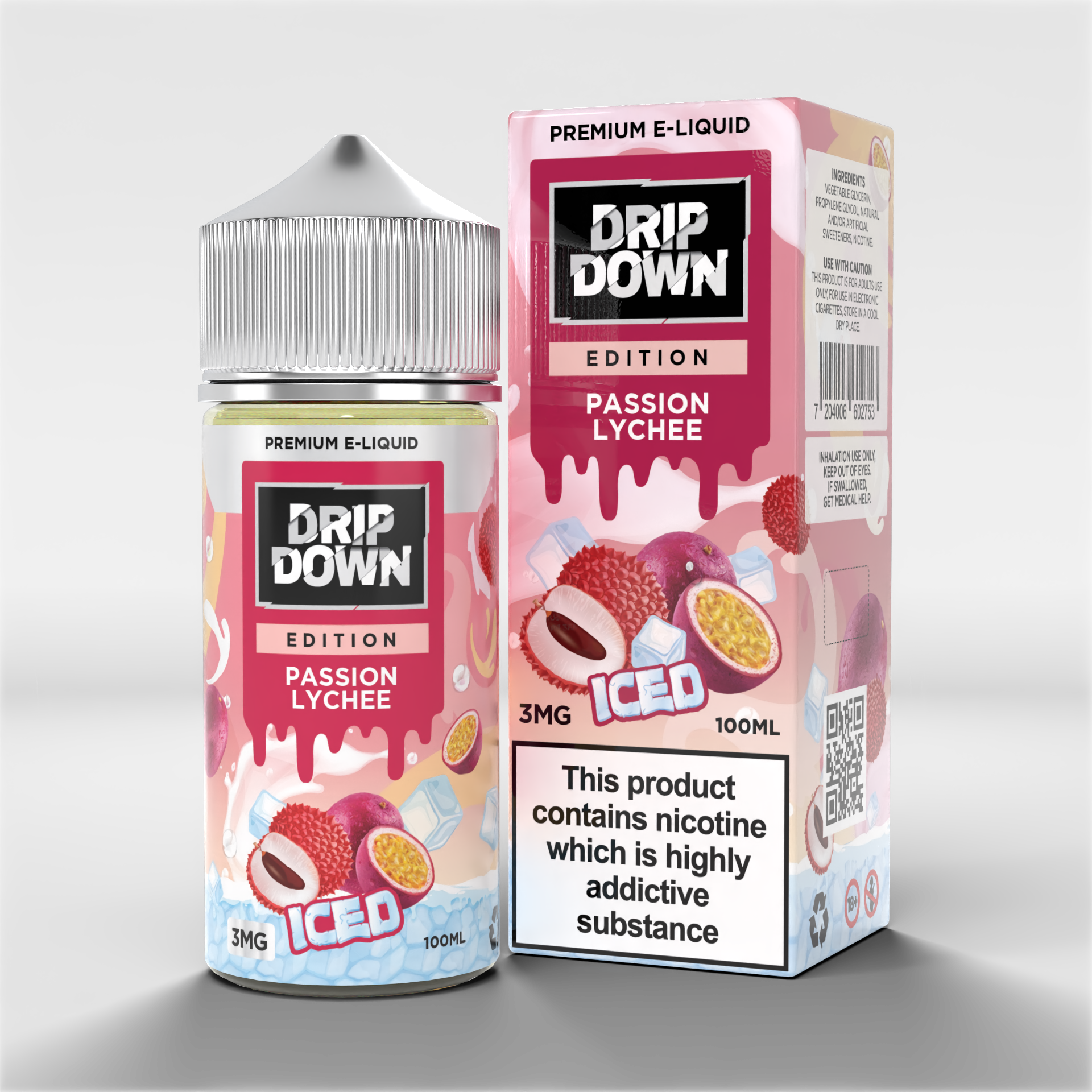 Drip Down Edition Passion Lychee Iced 3mg 100ml