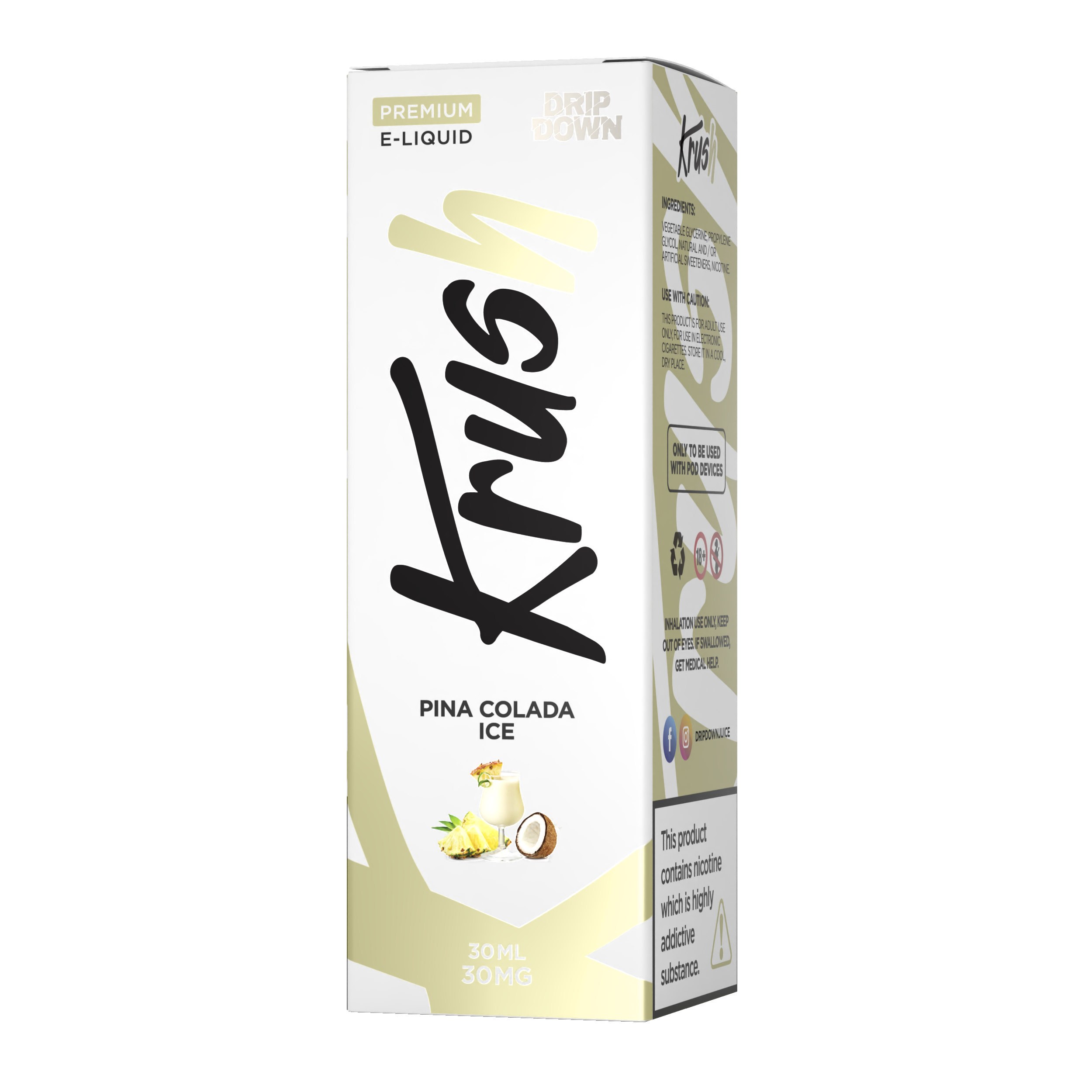 KRUSH PINA COLODA ICE 30MG 30ML