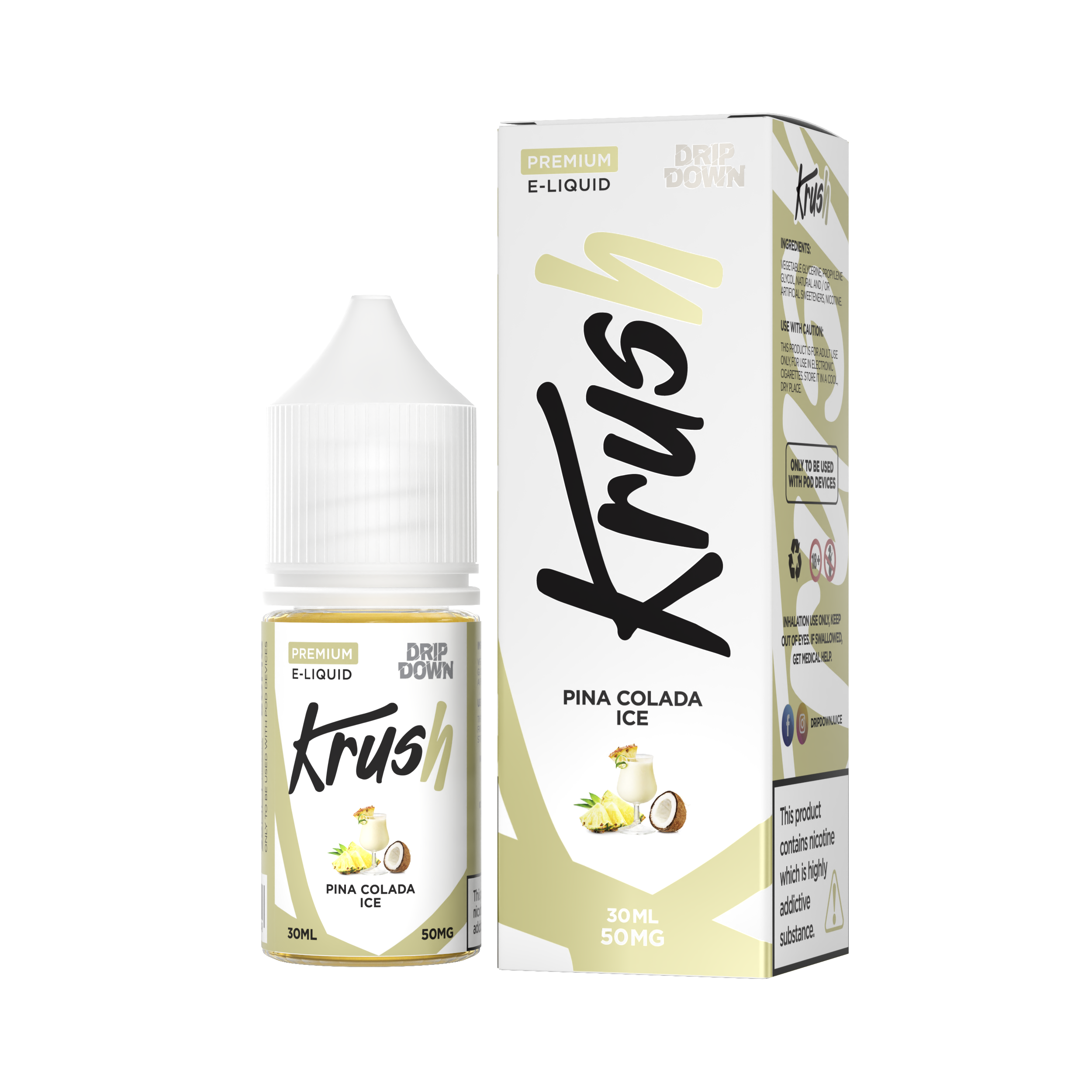 KRUSH PINA COLADA ICE 50MG 30ML