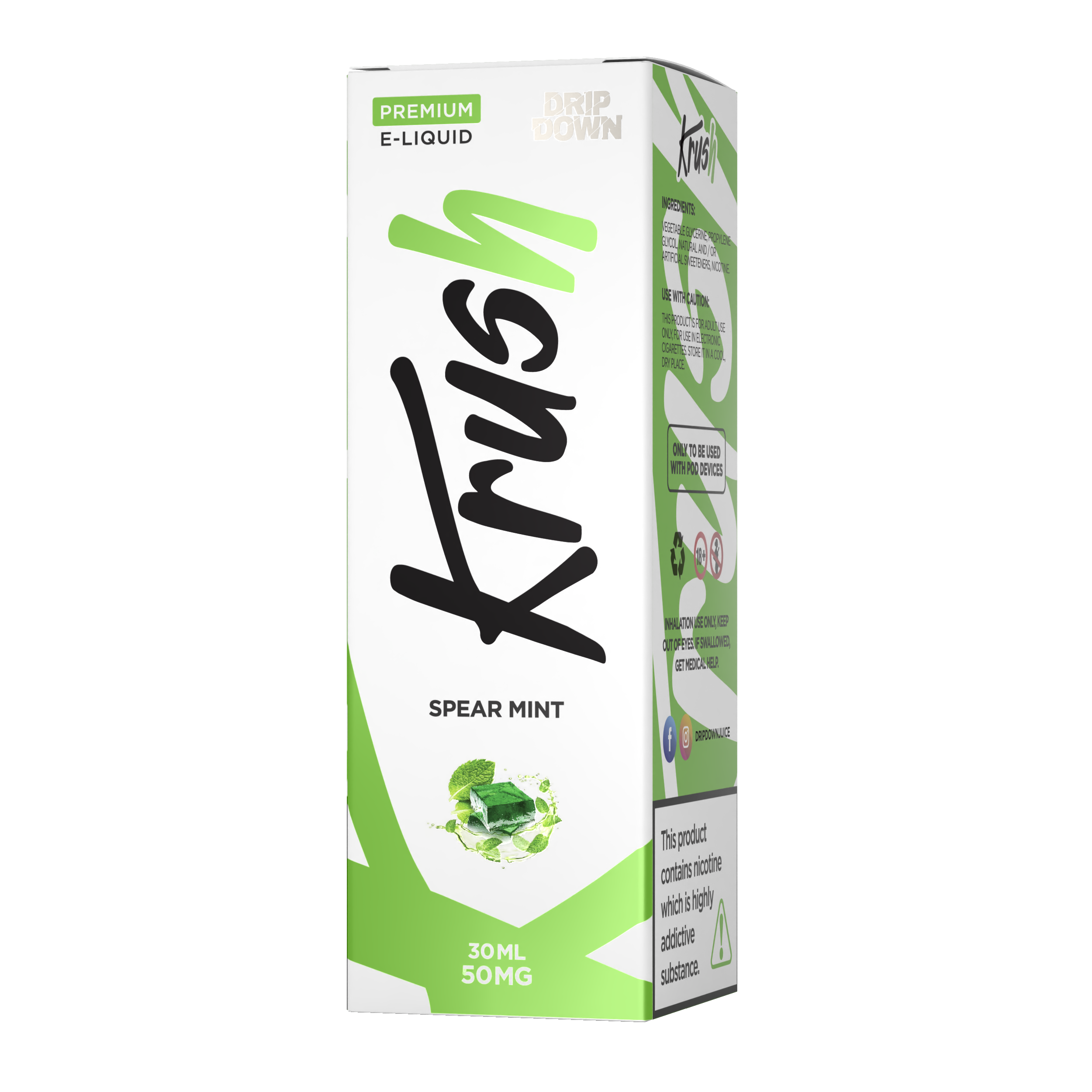 KRUSH SPEARMINT ICE 50MG 30ML