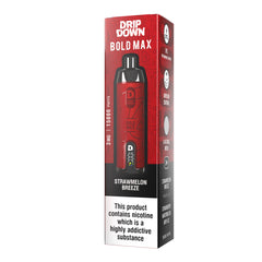 Drip Down Bold Max (DTL) – Strawmelon Breeze (3mg) (15K Puffs)