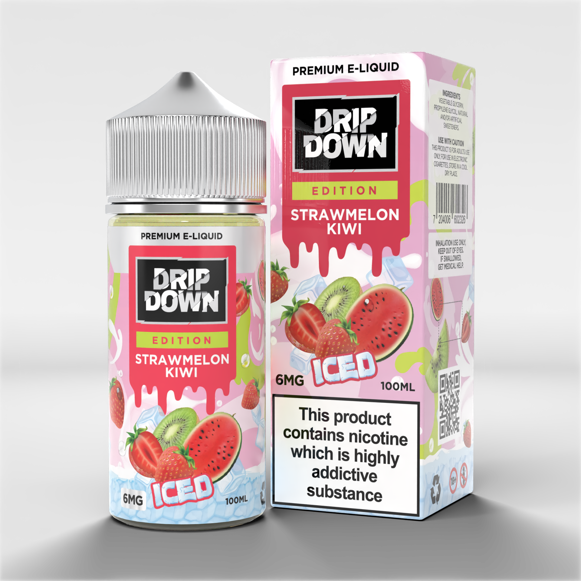 Drip Down Edition Strawmelon Kiwi Iced 6mg 100ml
