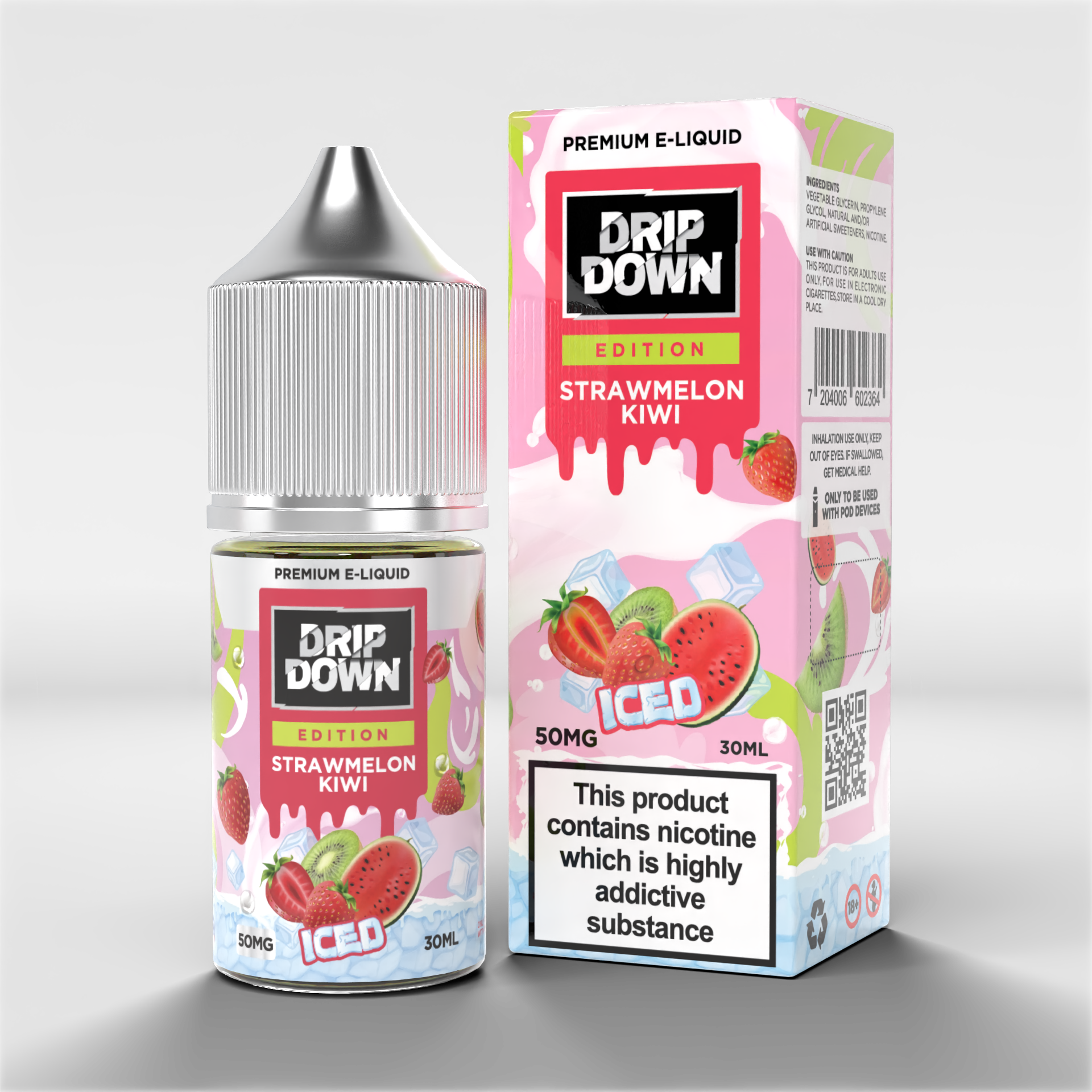 Drip Down Edition Strawmelon Kiwi Iced 50mg 30ml