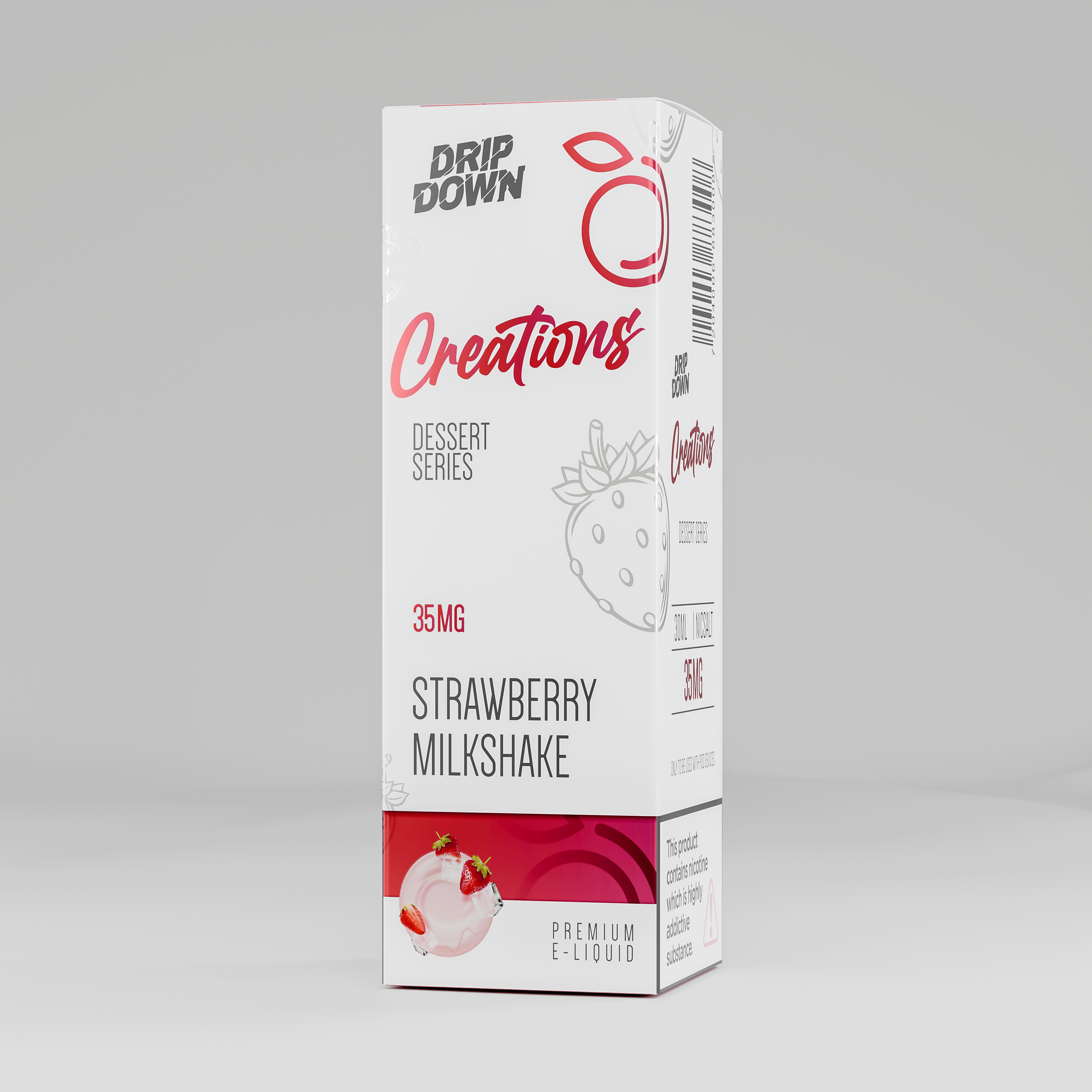 Drip Down Creations Strawberry Milkshake 35mg 30ml