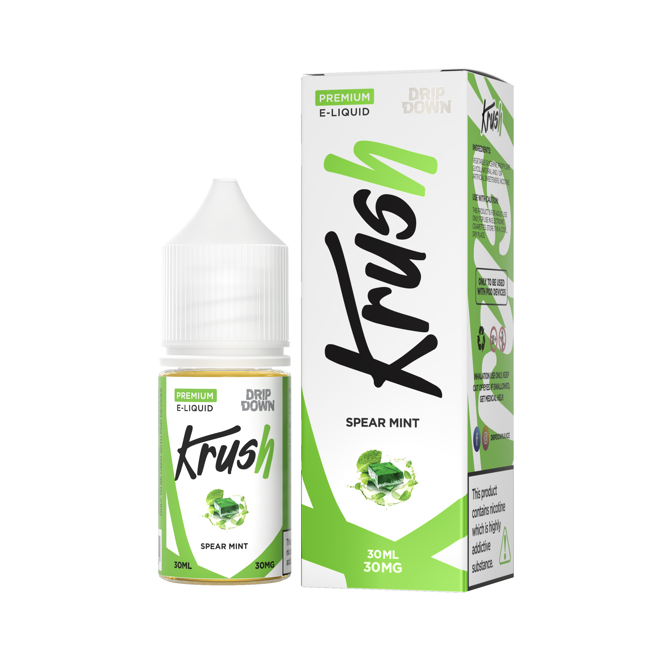 KRUSH SPEARMINT ICE 30MG 30ML