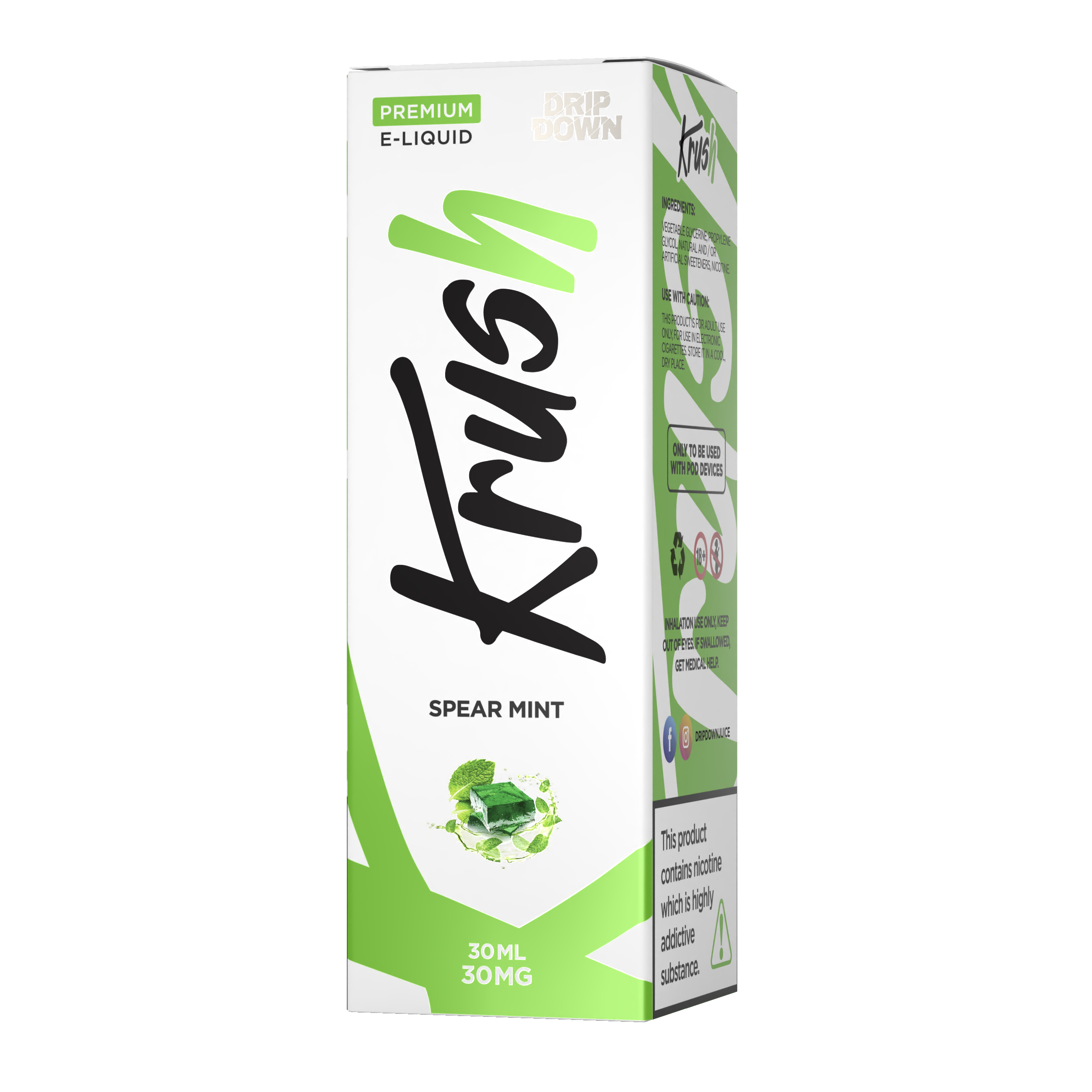 KRUSH SPEARMINT ICE 30MG 30ML