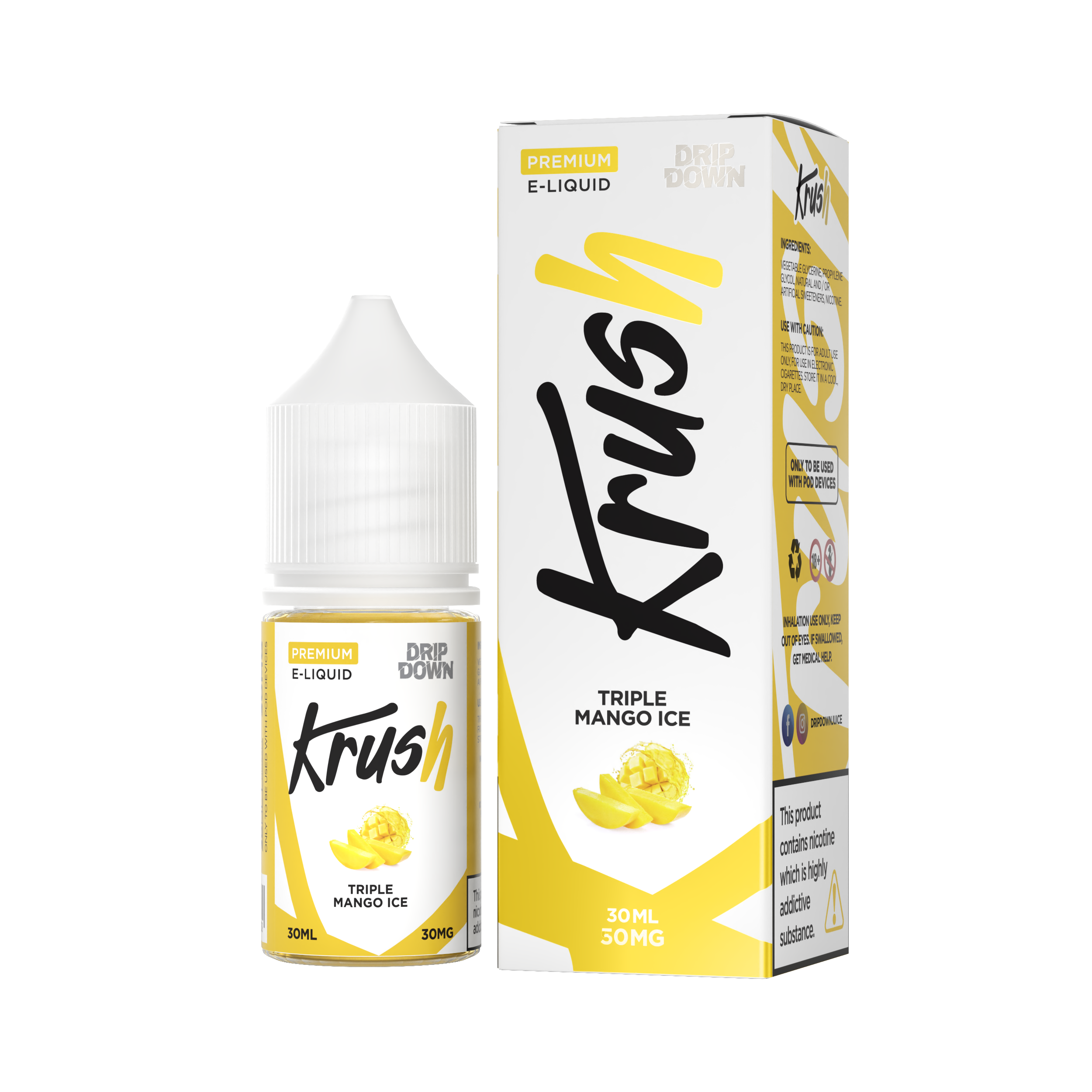 KRUSH TRIPLE MANGO ICE 30MG 30ML