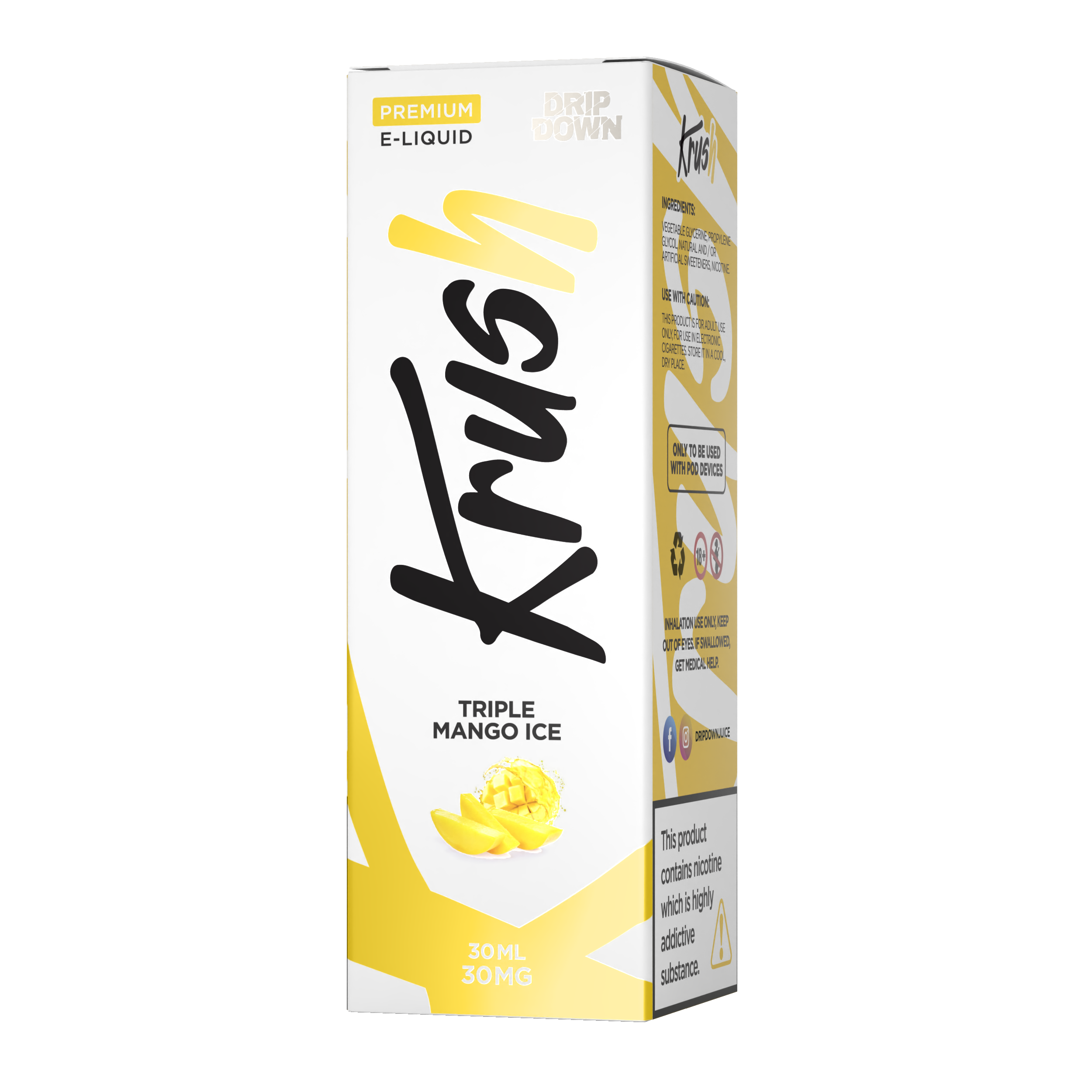KRUSH TRIPLE MANGO ICE 30MG 30ML