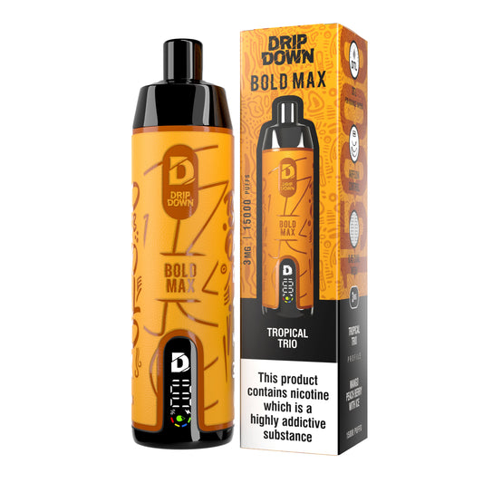 Drip Down Bold Max (DTL) – Tropical Trio (15K Puffs)