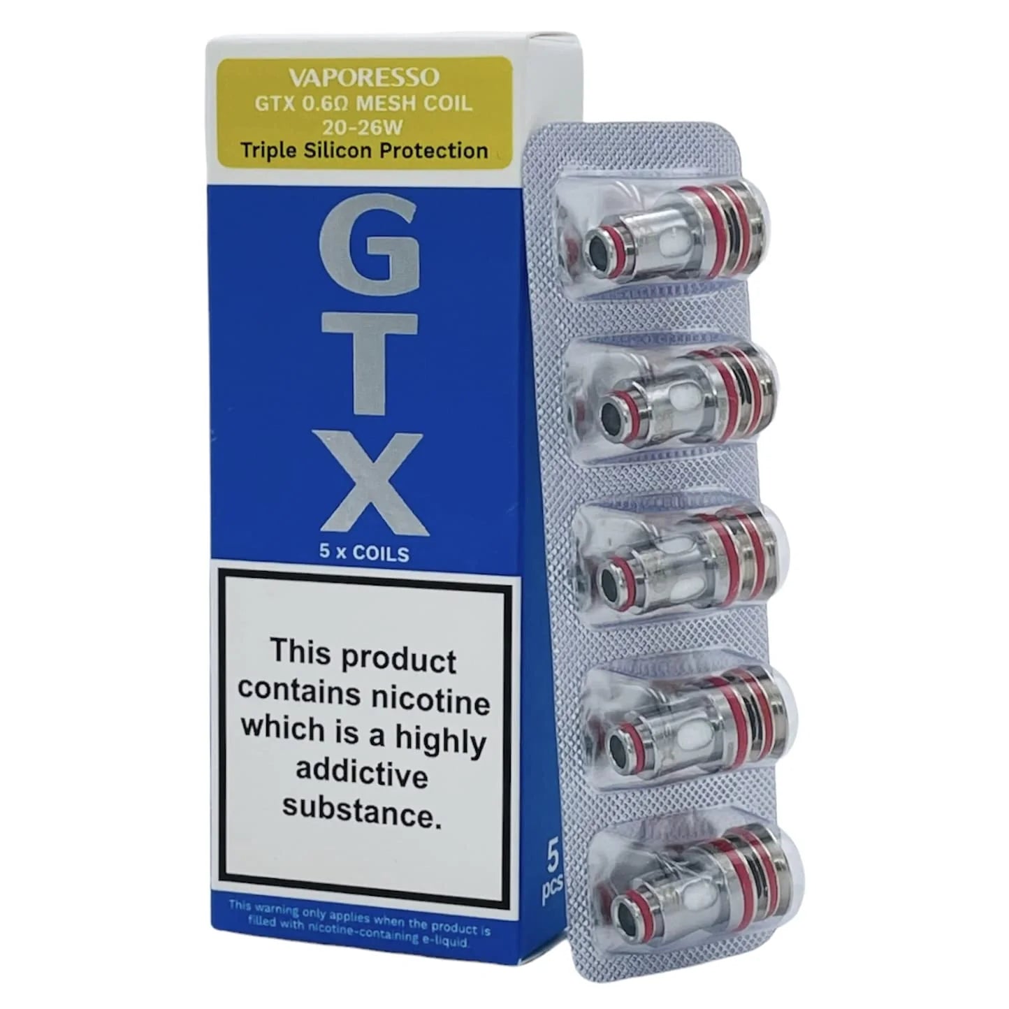 VAPORESSO GTX REPLACEMENT COIL 5 PCS/PACK