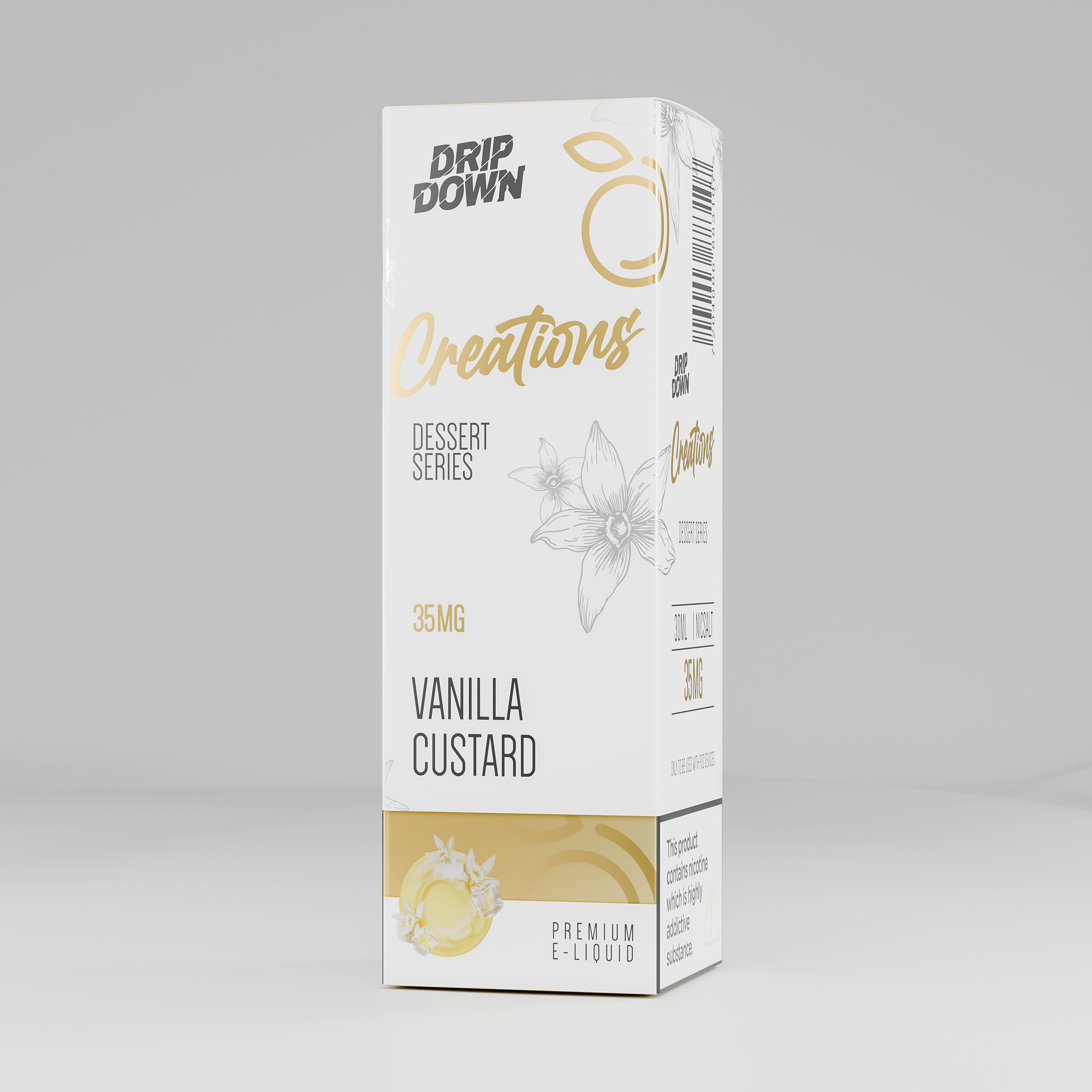 Drip Down Creations Vanilla Custard 35mg 30ml