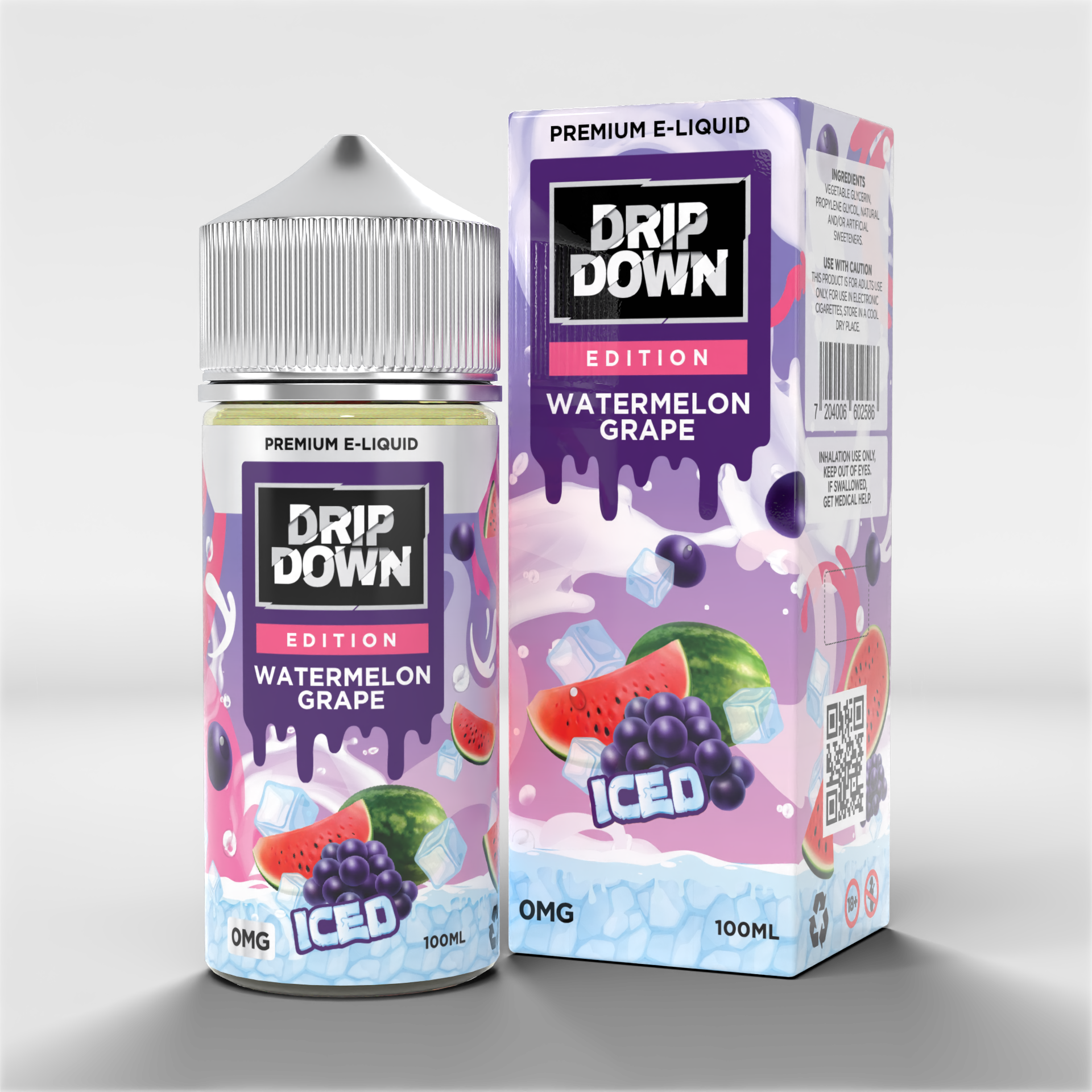 Drip Down Edition Watermelon Grape Iced 0mg 100ml