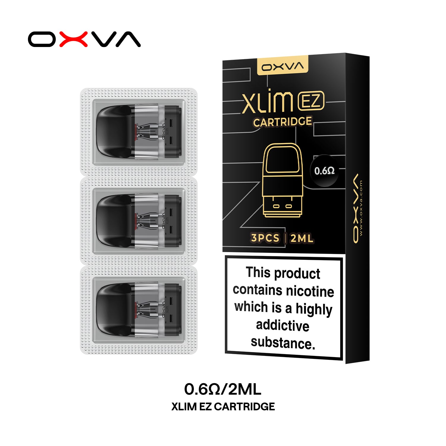 OXVA XLIM EZ REPLACEMENT POD 2ML 3PCS/PACK