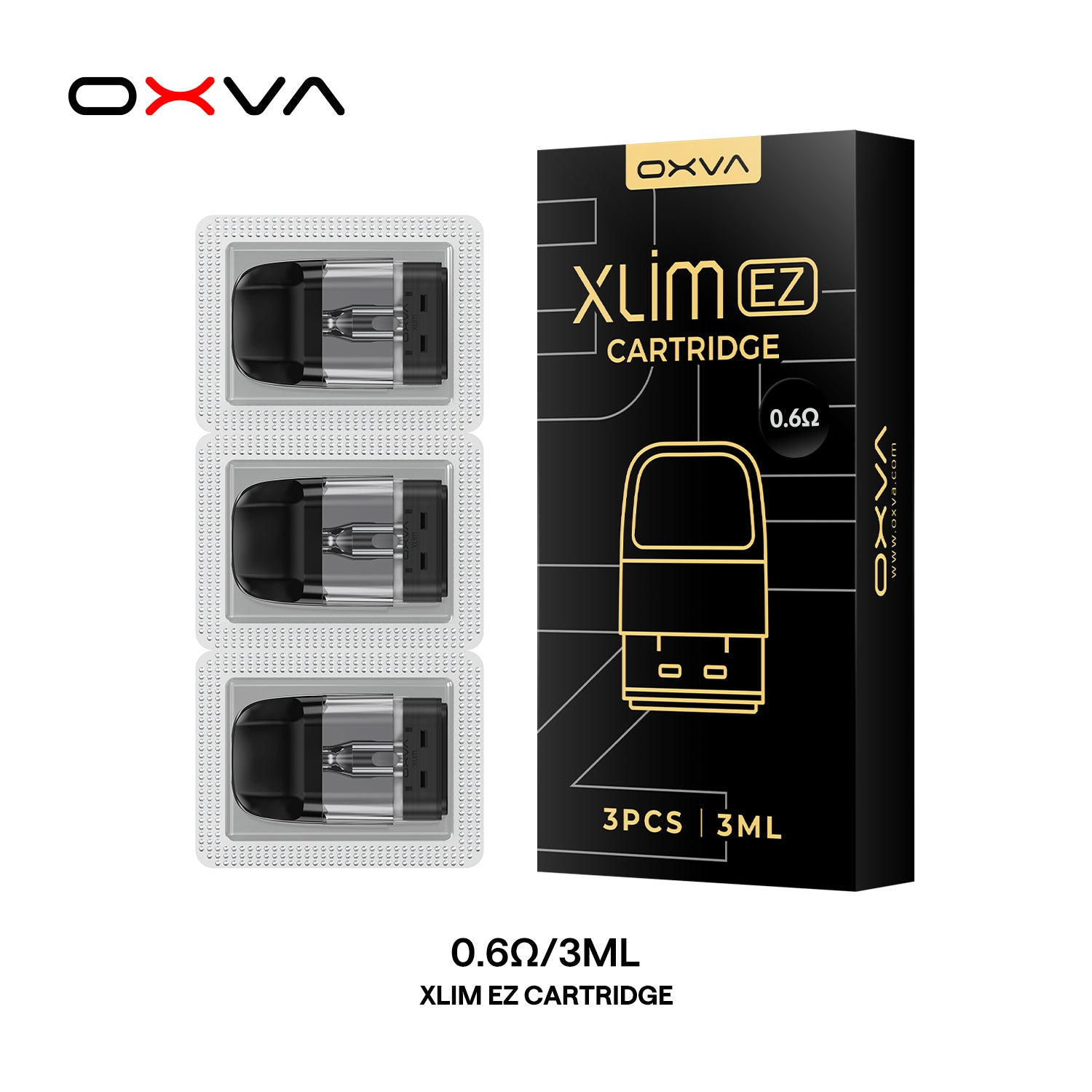 OXVA XLIM EZ REPLACEMENT POD 3ML 3PCS/PACK