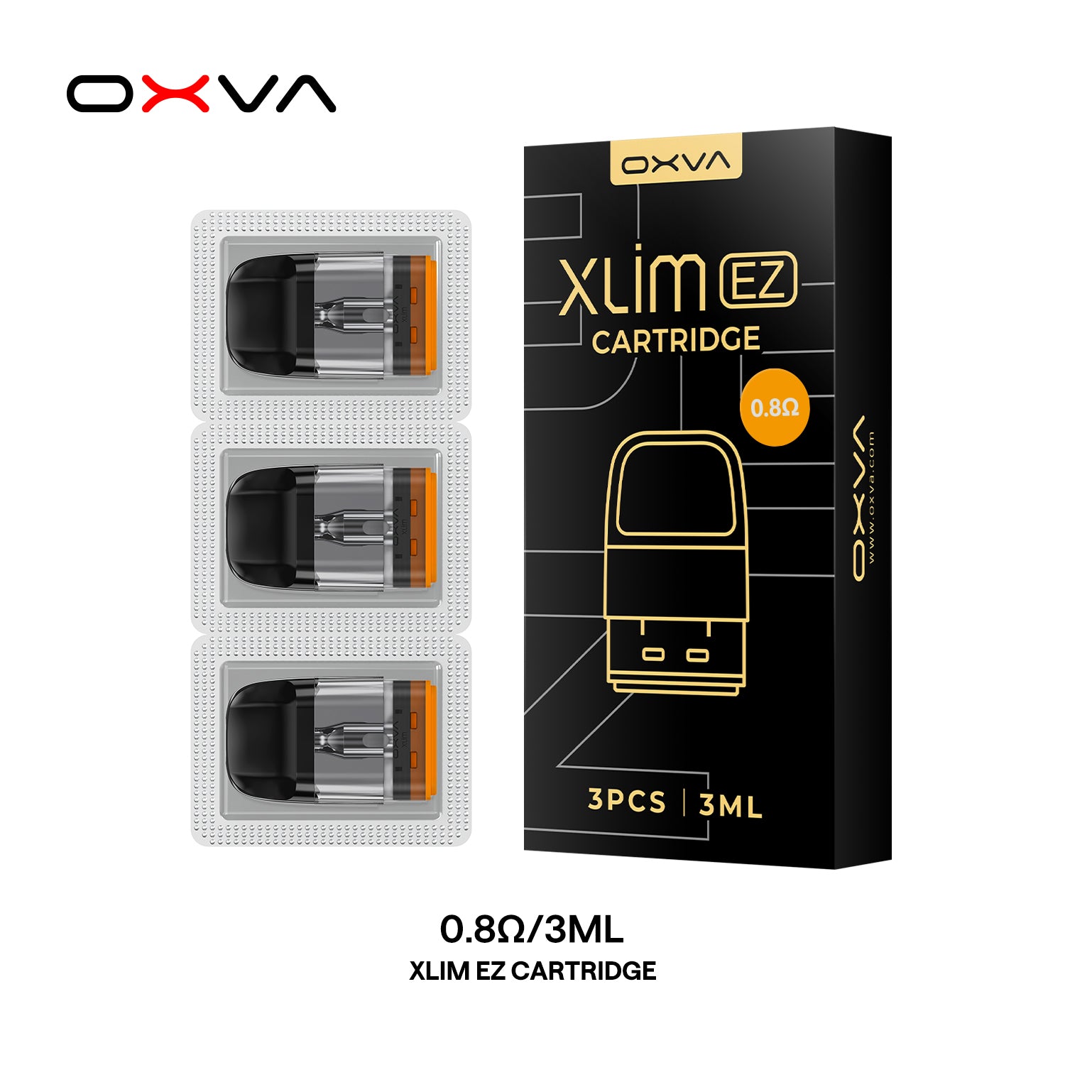 OXVA XLIM EZ REPLACEMENT POD 3ML 3PCS/PACK