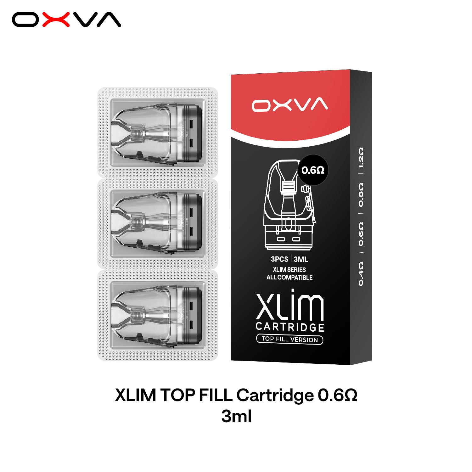 OXVA XLIM PRO REPLACEMENT POD 3ML 3PCS/PACK