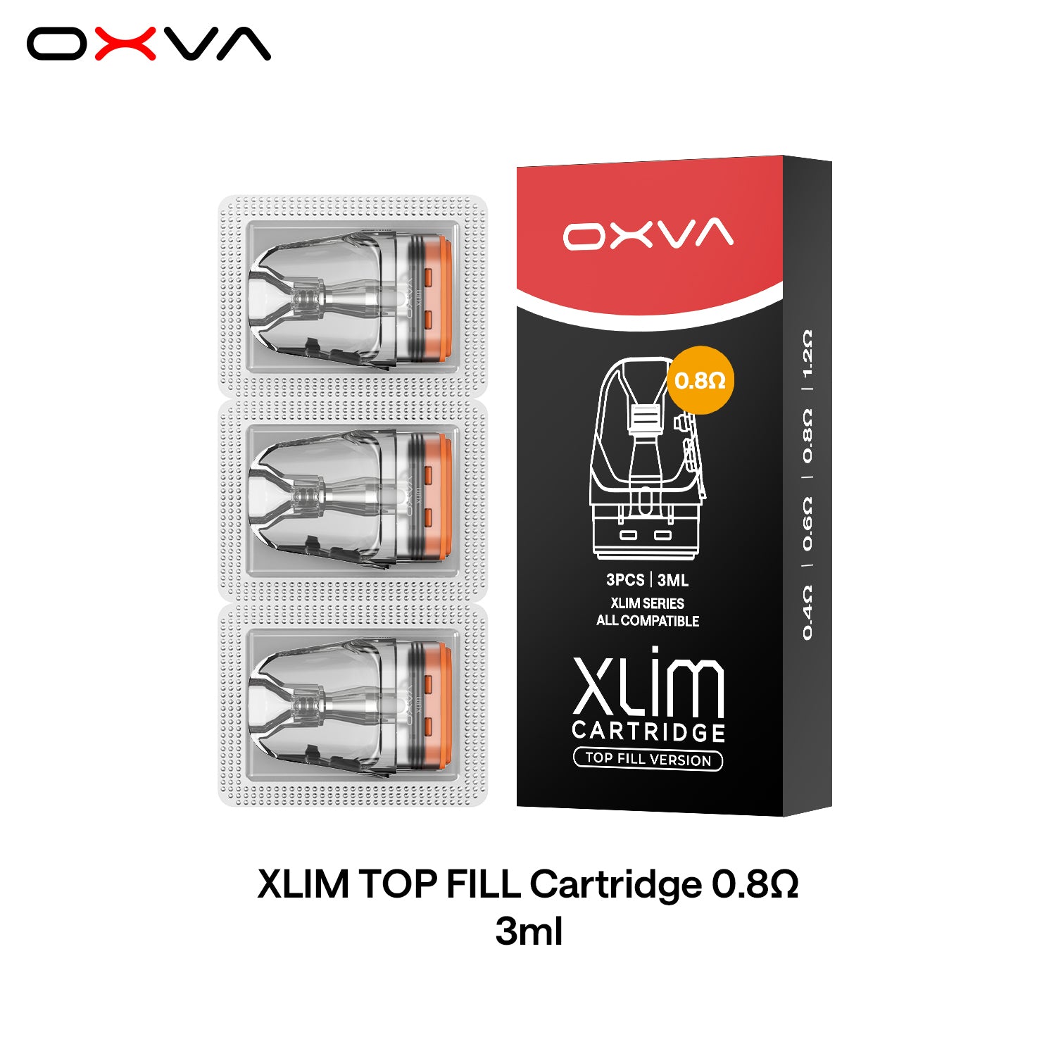OXVA XLIM PRO REPLACEMENT POD 3ML 3PCS/PACK