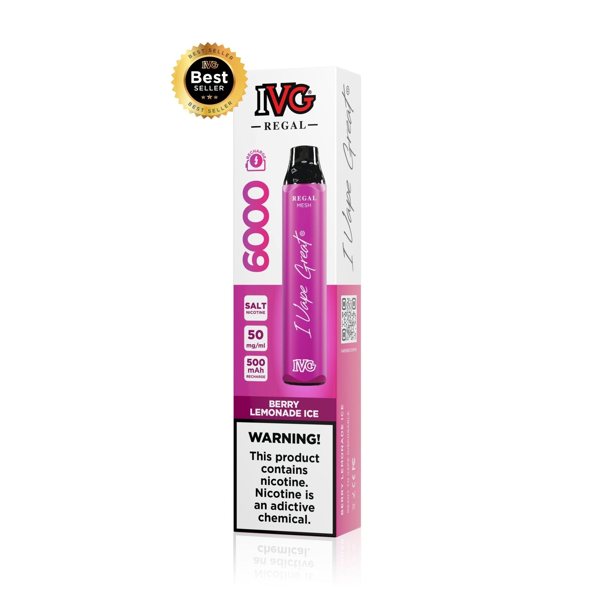 Berry Lemonade Ice (50mg) - IVG Pakistan