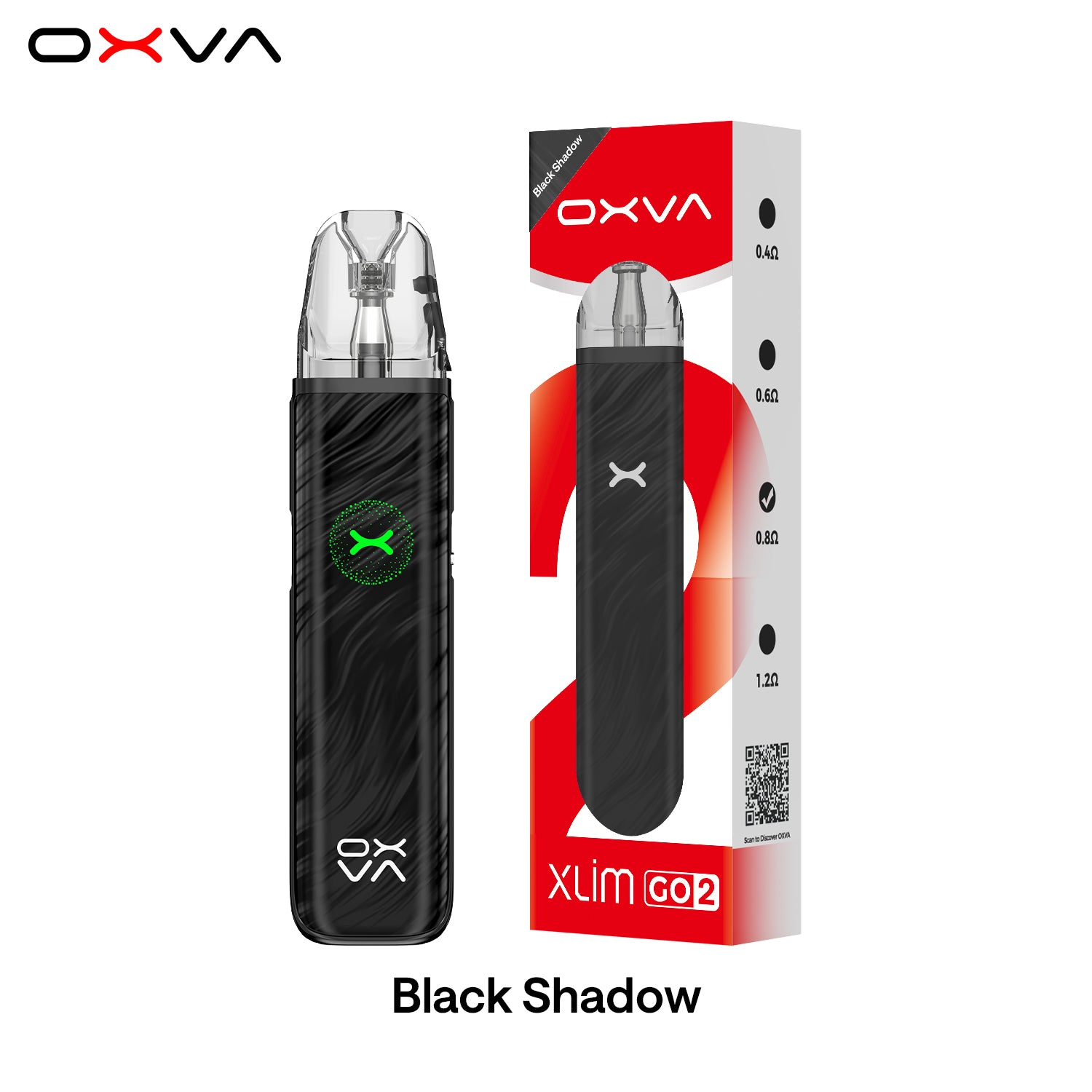 OXVA XLIM GO 2 POD KIT BLACK SHADOW