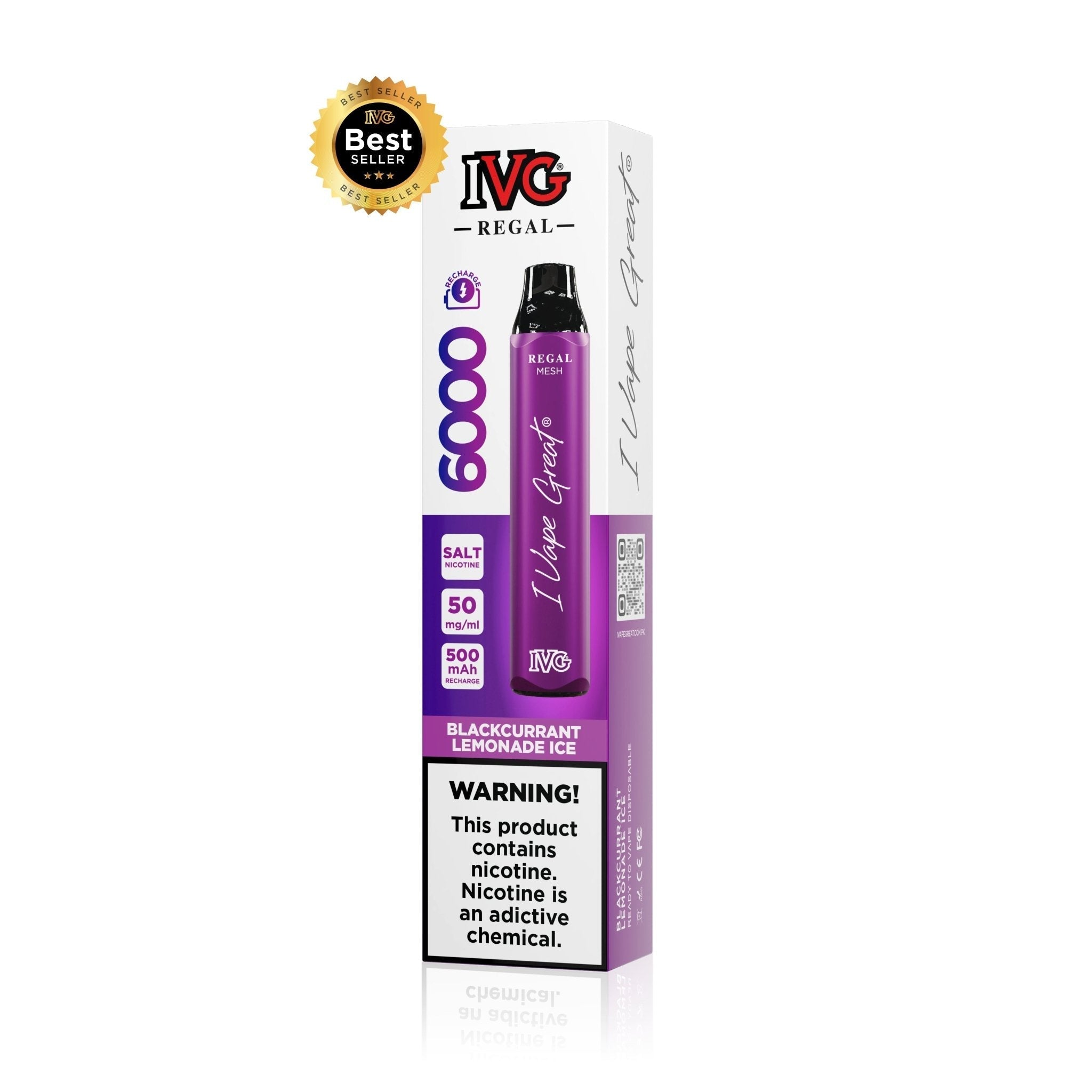 Blackcurrant Lemonade Ice (50mg) - IVG Pakistan