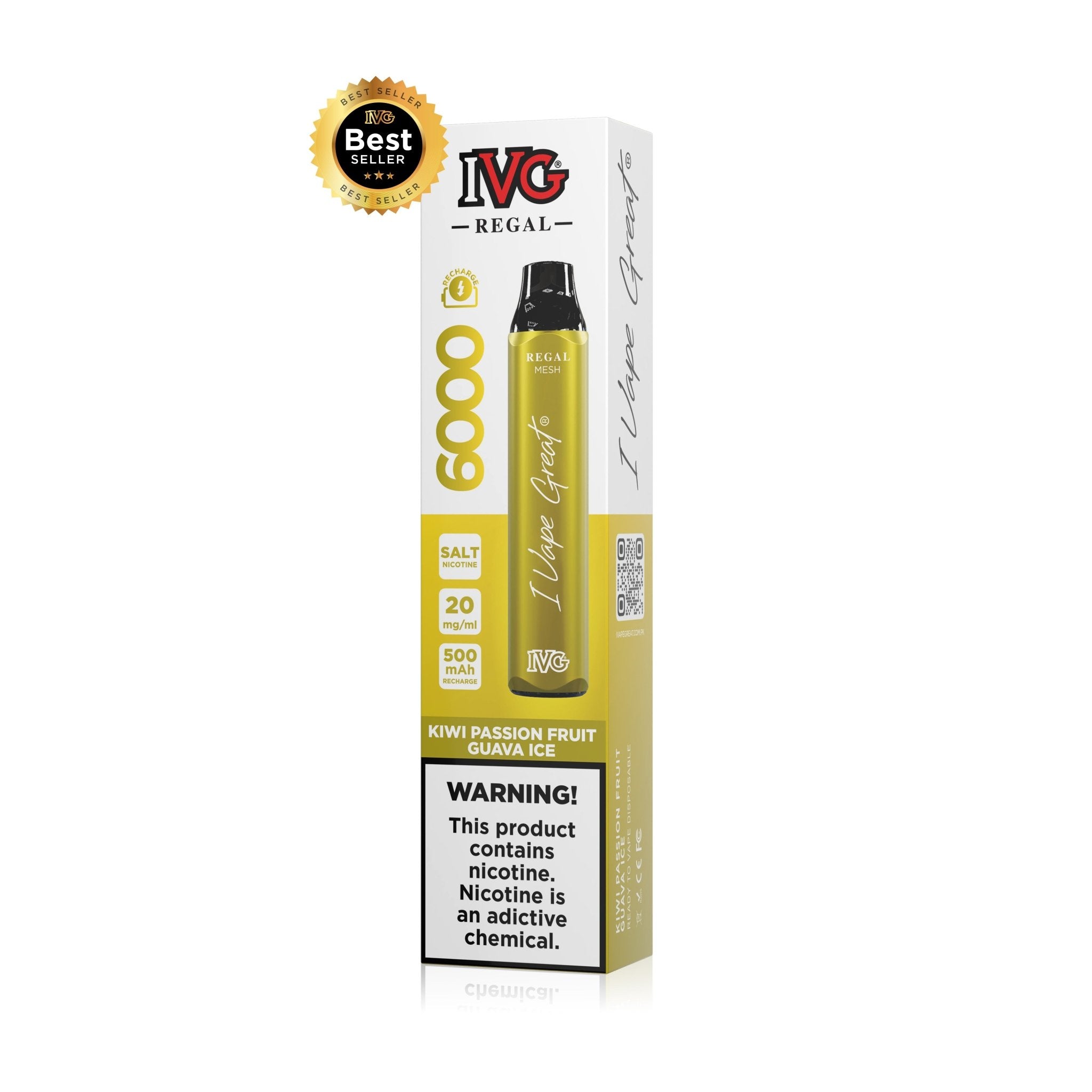 Kiwi Passion Fruit Guava (20mg) - IVG Pakistan