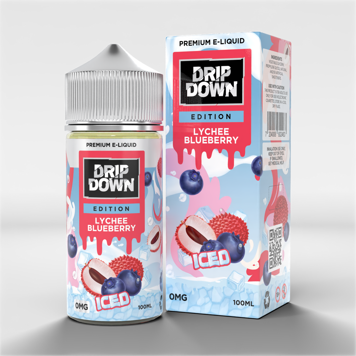 Drip Down Edition Lychee Blueberry Iced 0mg 100ml