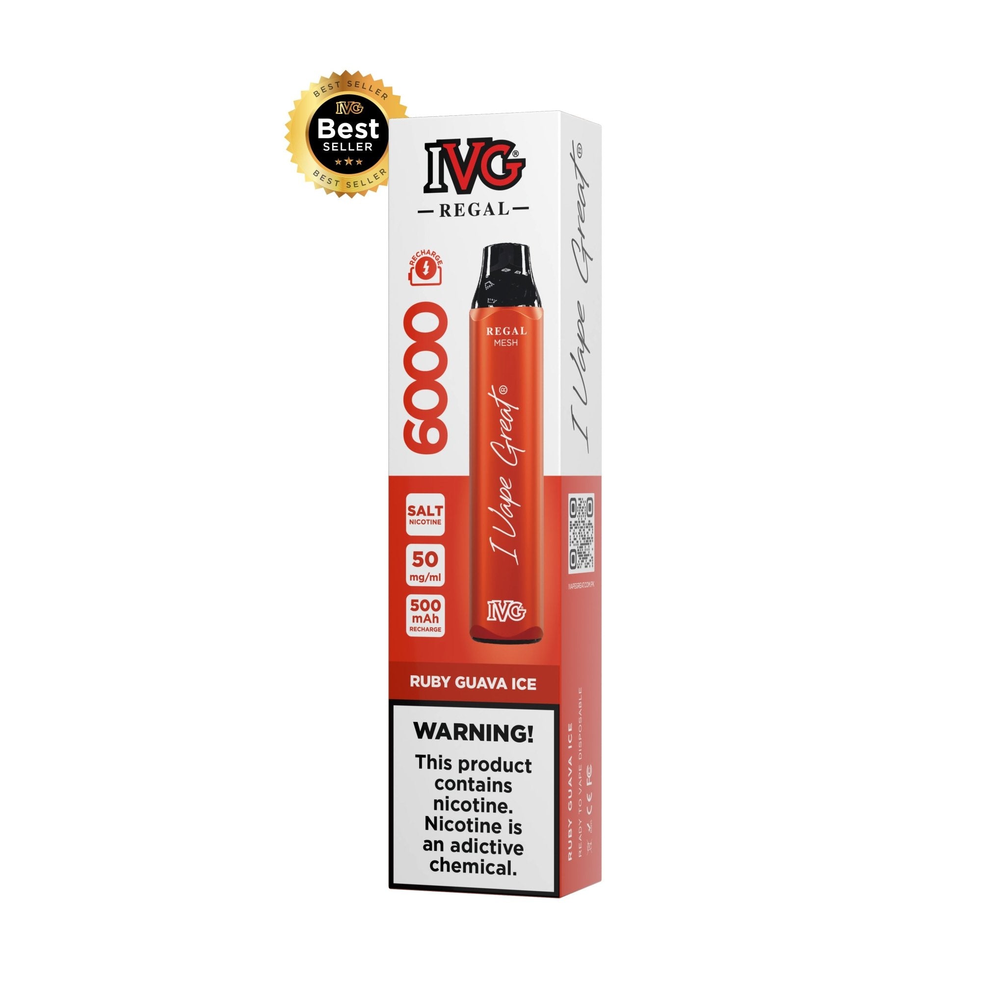 Ruby Guava Ice (50mg) - IVG Pakistan